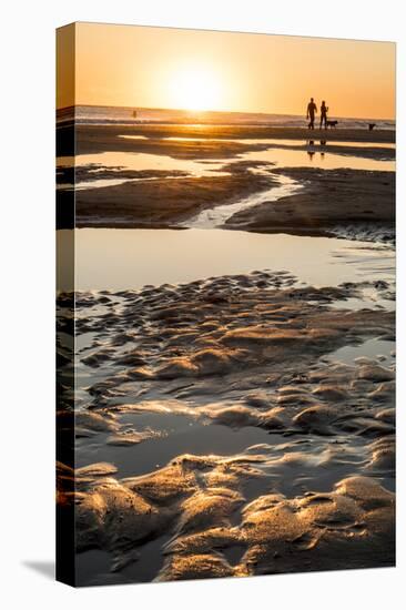 California, Carpinteria, Santa Barbara Channel, Beach at Low Tide-Alison Jones-Premier Image Canvas