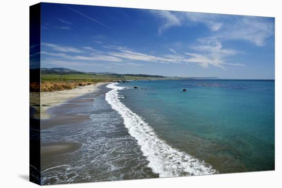 California Central Coast, San Simeon, William Randolph Hearst Memorial Beach-David Wall-Premier Image Canvas