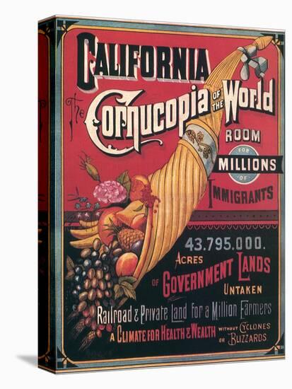 California , Cornucopia of the World, c.1880-null-Premier Image Canvas