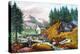 California: Gold Mining-Currier & Ives-Premier Image Canvas