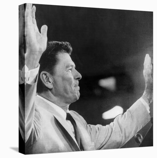 California Governor Ronald Reagan, Republican National Convention, Miami, Florida, August 1968-null-Stretched Canvas