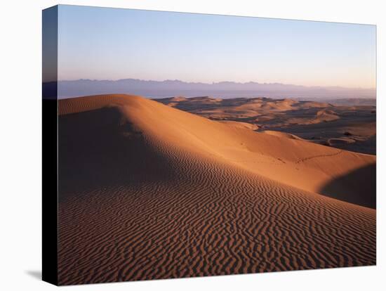 California, Imperial Sand Dunes, Tracks across Glamis Sand Dunes-Christopher Talbot Frank-Premier Image Canvas