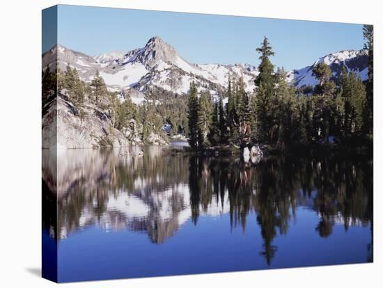 California, Inyo Nf, Mammoth Lakes, Reflection in Skelton Lake-Christopher Talbot Frank-Premier Image Canvas