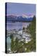 California, Lake Tahoe. Lake Overview at Sunrise-Jaynes Gallery-Premier Image Canvas