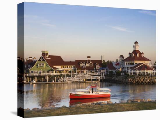 California, Long Beach, Shoreline Village Boardwalk, USA-Walter Bibikow-Premier Image Canvas