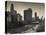 California, Los Angeles, Downtown and Rt, 110 Harbor Freeway, USA-Walter Bibikow-Premier Image Canvas