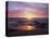 California, San Diego, Sunset Cliffs, Sunset over a Beach and Ocean-Christopher Talbot Frank-Premier Image Canvas