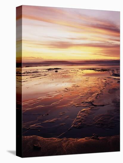 California, San Diego, Sunset Cliffs, Sunset over Tide Pools-Christopher Talbot Frank-Premier Image Canvas