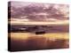 California, San Diego, Sunset Cliffs, Sunset Reflecting on a Beach-Christopher Talbot Frank-Premier Image Canvas