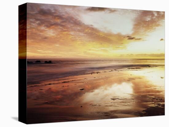 California, San Diego, Sunset over Tide Pools on the Pacific Ocean-Christopher Talbot Frank-Premier Image Canvas