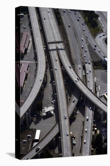 California, San Francisco, Aerial of the Alemany Maze Interchange-David Wall-Premier Image Canvas