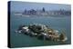 California, San Francisco, Alcatraz Island, San Francisco Bay, Aerial-David Wall-Premier Image Canvas