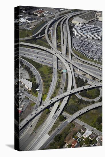 California, San Francisco, Interchange of 1-380 and US 101-David Wall-Premier Image Canvas