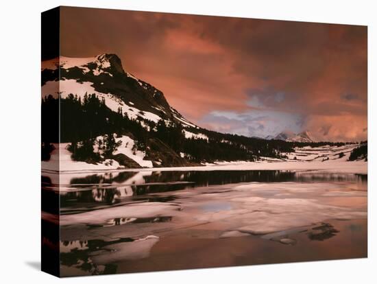 California, Sierra Nevada, a Mountain Peak Reflecting in a Lake-Christopher Talbot Frank-Premier Image Canvas