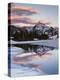 California, Sierra Nevada, Dana Peak Reflecting in a Frozen Lake-Christopher Talbot Frank-Premier Image Canvas