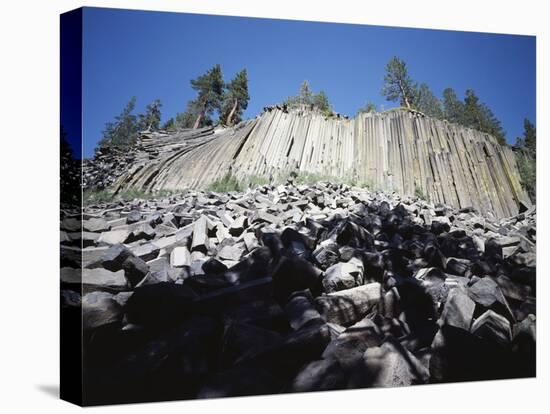California, Sierra Nevada, Devils Postpile Nm, Basalt Rock Formations-Christopher Talbot Frank-Premier Image Canvas