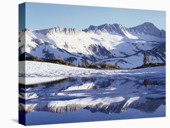 California, Sierra Nevada, Inyo Nf, Mountain Reflections in a Tarn-Christopher Talbot Frank-Premier Image Canvas