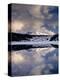 California, Sierra Nevada, Mammoth Peak Reflecting in a Frozen Lake-Christopher Talbot Frank-Premier Image Canvas