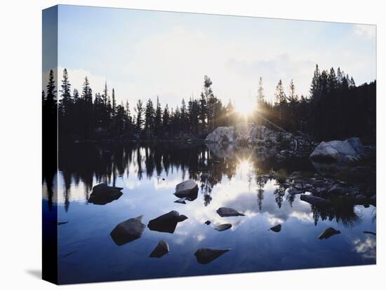 California, Sierra Nevada Mountains, Sunset over Skelton Lake, Inyo Nf-Christopher Talbot Frank-Premier Image Canvas