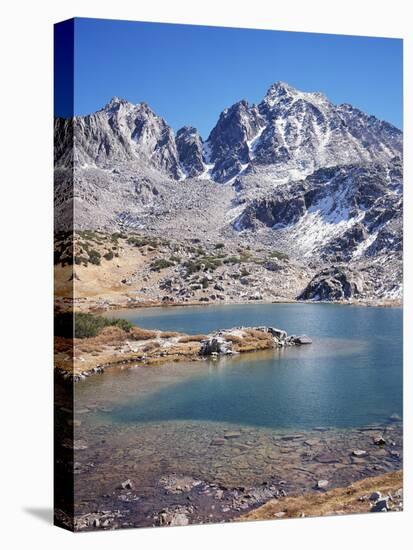 California, Sierra Nevada Mts, Mountains and a Glacial Lake in the Nf-Christopher Talbot Frank-Premier Image Canvas