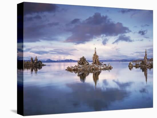 California, Sierra Nevada, Tufa Formations Reflecting in Mono Lake-Christopher Talbot Frank-Premier Image Canvas