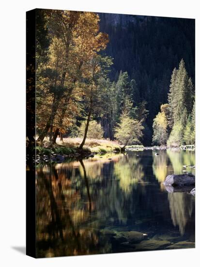 California, Sierra Nevada, Yosemite National Park, Fall Along the Merced River-Christopher Talbot Frank-Premier Image Canvas