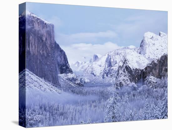 California, Sierra Nevada, Yosemite National Park, Yosemite Valley in Winter-Christopher Talbot Frank-Premier Image Canvas