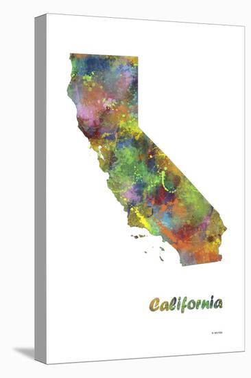 California State Map 1-Marlene Watson-Premier Image Canvas