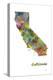 California State Map 1-Marlene Watson-Premier Image Canvas