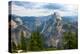 California, Yosemite National Park, Half Dome, North Dome and Mount Watkins-Bernard Friel-Premier Image Canvas