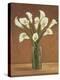 Callas dans un vase-Virginia Huntington-Stretched Canvas