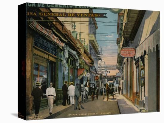 Calle O'Reilly, Havana, Cuba, c1920-Unknown-Premier Image Canvas