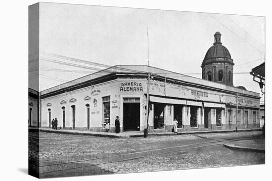Calle Palmas, Asuncion, Paraguay, 1911-null-Premier Image Canvas