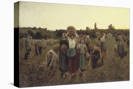 Calling in the Gleaners, 1859-Jules Breton-Premier Image Canvas