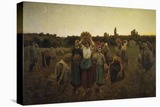 Calling in the Gleaners (Le Rappel Des Glaneuses), 1859-Jules Breton-Premier Image Canvas