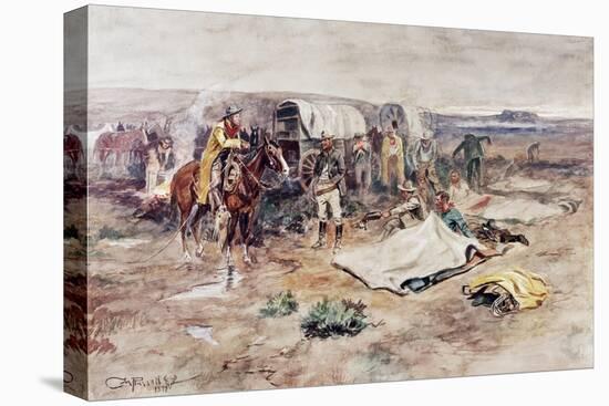 Calling the Horses-Charles Marion Russell-Premier Image Canvas