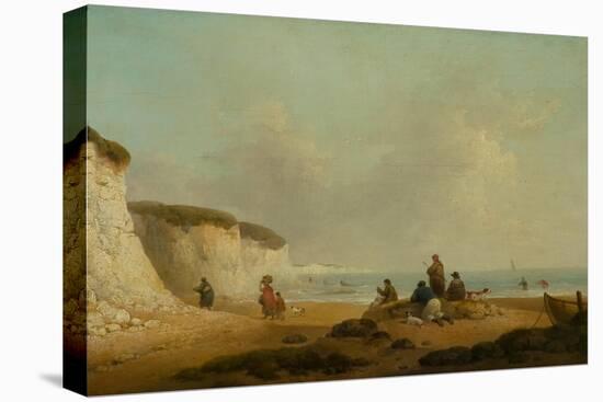 Calm off the Coast of the Isle of Wight, 1799-1804 (Oil on Panel)-George Morland-Premier Image Canvas