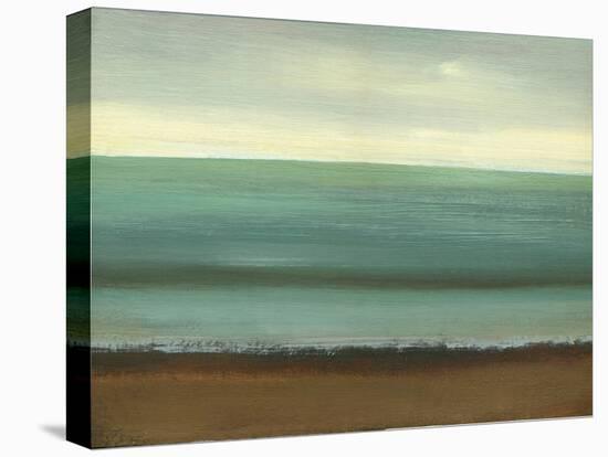 Calm Sea-Caroline Gold-Stretched Canvas