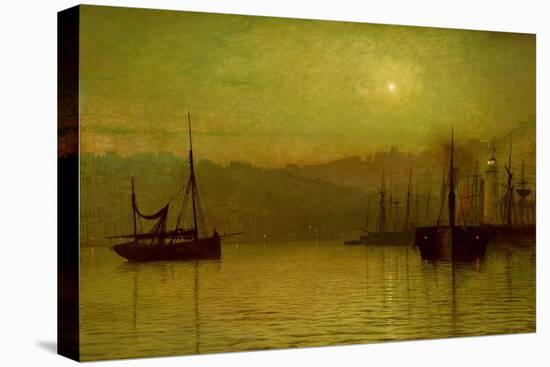 Calm Waters, Scarborough, 1880-John Atkinson Grimshaw-Premier Image Canvas