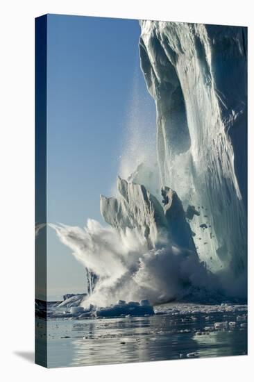 Calving Iceberg in Disko Bay in Greenland-null-Premier Image Canvas