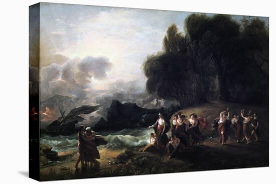 Calypso's Reception of Telemachus and Mentor, 1801-Benjamin West-Premier Image Canvas