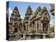Cambodia, Banteay Srei, Siem Reap Province. Banteay Srei Hindu Temple.-Nigel Pavitt-Premier Image Canvas