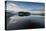 Camburi Beach and a Small Island Reflected in a River Entering the Ocean-Alex Saberi-Premier Image Canvas