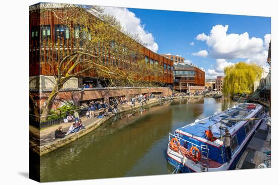 Camden Lock Area, canal boat, Regent's Canal, London, England, United Kingdom, Europe-John Guidi-Premier Image Canvas