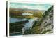 Camden, Maine - Maiden Cliff View of Lake Megunticook-Lantern Press-Stretched Canvas