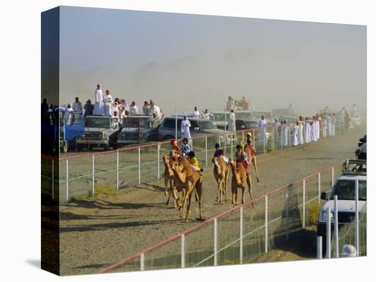 Camel Race Course, Mudaibi, Oman, Middle East-J P De Manne-Premier Image Canvas