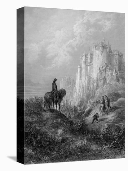 Camelot, Illustration from 'Idylls of the King' by Alfred Tennyson (Litho)-Gustave Doré-Premier Image Canvas