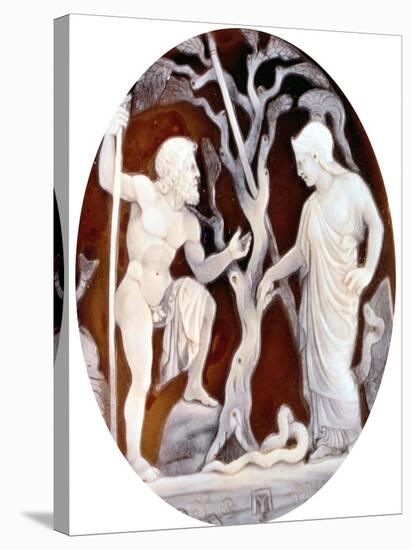 Cameo of Poseidon and Athena Competing for Dominion over Attica, 1st Century BC-null-Premier Image Canvas