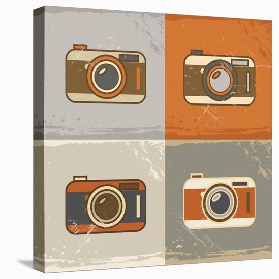 Camera Icons-YasnaTen-Stretched Canvas