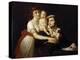 Camille Desmoulins with His Wife Lucile and Child-Jacques Louis David-Premier Image Canvas